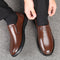 Zapatos de Cuero Suave con Suela Flexible y Antideslizante para Adultos Mayores