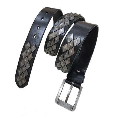 Cinturón de Cuero con Remaches para Hombre y Mujer - Image 2