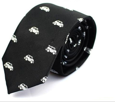 Corbata Estrecha Casual con Diseño Cartoon Versátil y Moderno - Image 5