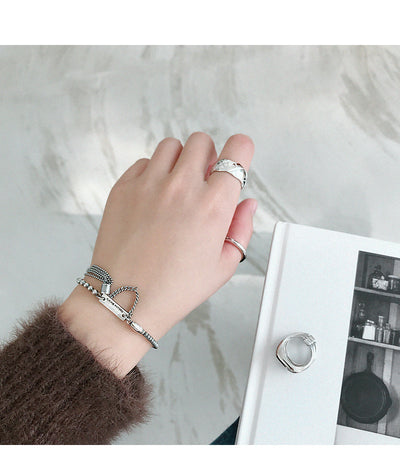 Pulsera de Cadena Cuadrada con Borla Made Square - Image 12