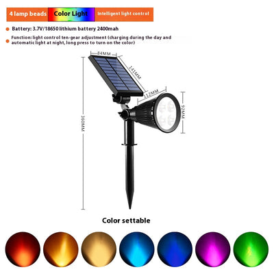 Lámpara Solar LED para Jardín - Iluminación Exterior Súper Brillante e Impermeable - Image 7