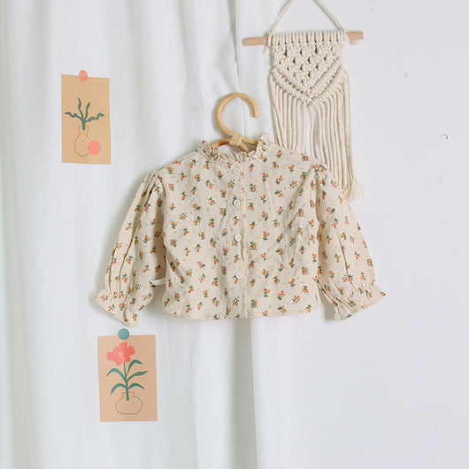 Vestido Romper de Lino y Algodón con Tirantes para Bebé Niña - Diseño Floral Vintage Primavera Verano - Image 8