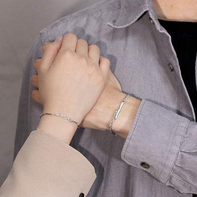 Pulsera de Pareja Montañas, Bosques y Ramas - Image 10