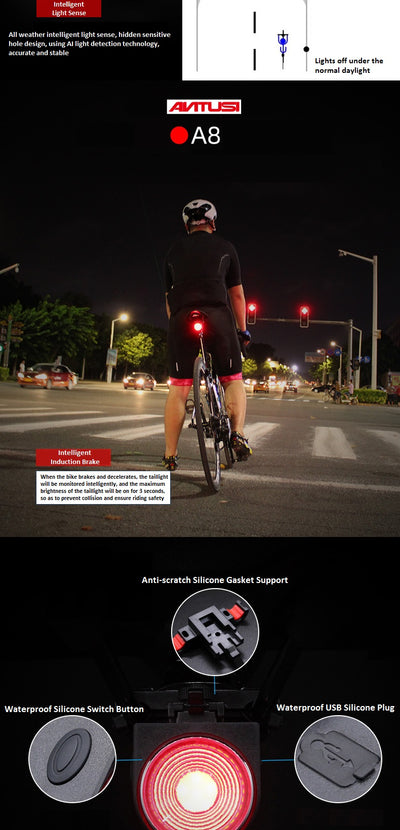 Candado Inteligente Anti-robo A8 para Bicicleta con Alarma - Image 4