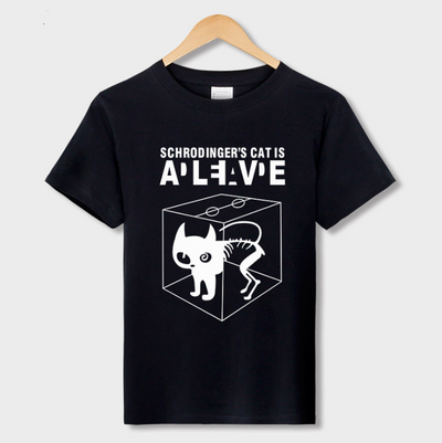Playera Schrodinger's Cat - Diseño The Big Bang Theory para Hombre
