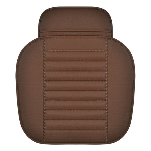 Funda de Asiento de Auto Premium en Cuero Completo con Respaldo Ergonómico