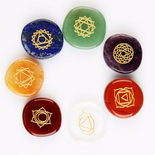 Piedras de Bolsillo de los 7 Chakras - Cristales Naturales - Image 3