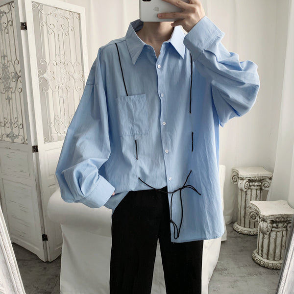 Camisa Suelta Casual para Hombre - Diseño Simple y Versátil