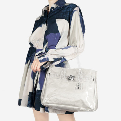 Bolsa Kelly en Papel Kraft Transparente - Image 2