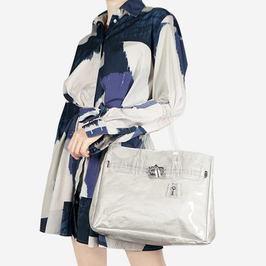 Bolsa Kelly en Papel Kraft Transparente - Image 2