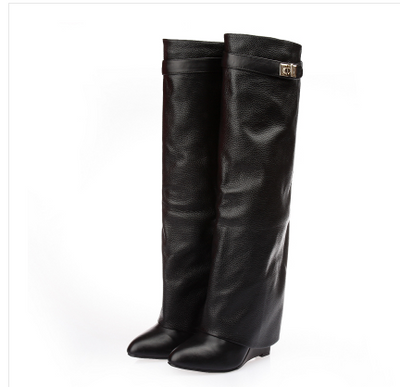 Botas de Moda Hasta la Rodilla Talla Grande