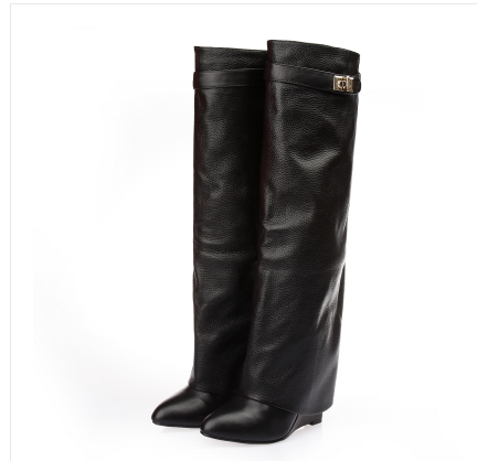 Botas de Moda Hasta la Rodilla Talla Grande