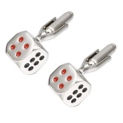 Gemelos Navideños Esmaltados con Papá Noel para Camisa Francesa - Image 10