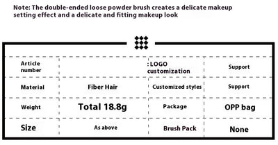 Brocha Doble para Maquillaje - Corrector y Polvo Profesional - Image 14