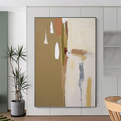 Cuadro Abstracto Minimalista Morandi - Pintura al Óleo Artesanal sin Marco - Image 6