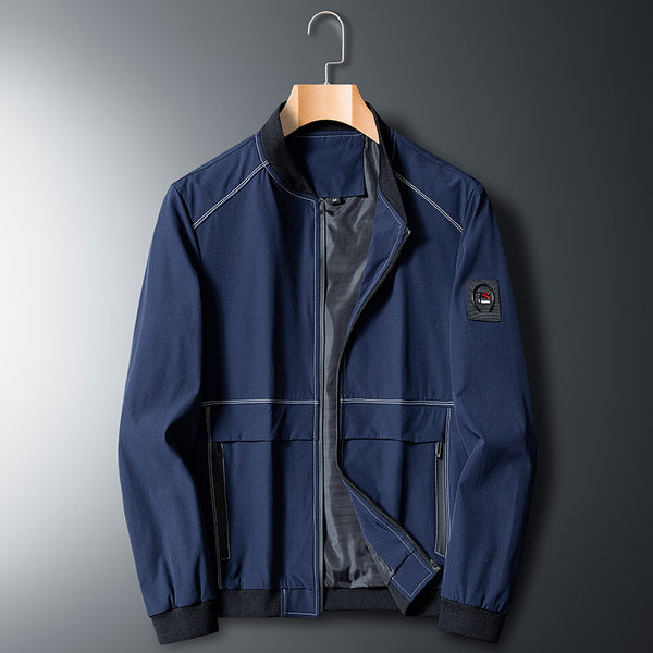 Chaqueta Deportiva Talla Grande para Hombre - Estilo Béisbol Primavera Otoño