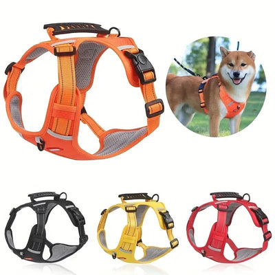 Arnés de Pecho con Cuerda de Tracción para Perros Pequeños, Medianos y Grandes - Image 33