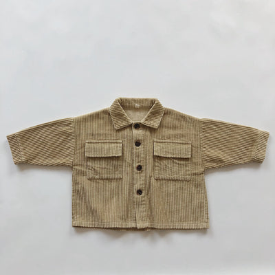 Cardigan Infantil Vintage en Pana Suelta y Cómoda - Image 13