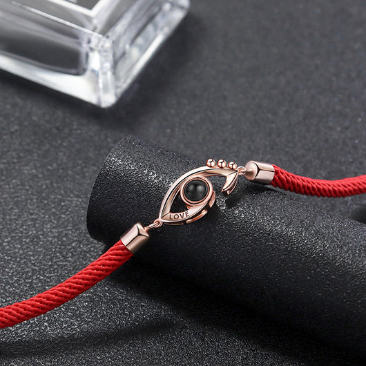 Pulsera de Pareja en Plata S925 con 100 Idiomas de Amor - Image 10