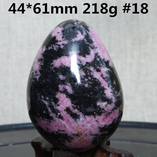 Huevo de Turmalina Negra Natural - Piedra Cristal Ornamental - Image 15