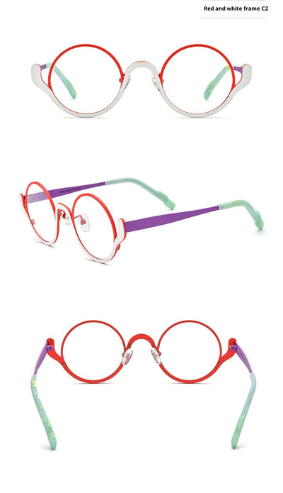 Lentes Redondos de Titanio Ultraligero en Colores Vibrantes - Image 16