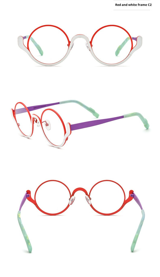 Lentes Redondos de Titanio Ultraligero en Colores Vibrantes - Image 16