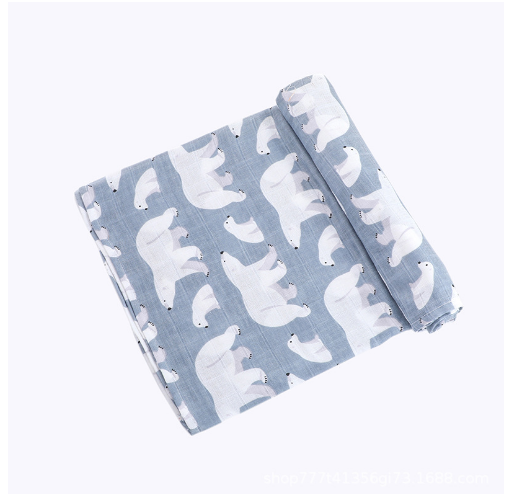 Colcha Estampada de Gasa para Recién Nacido