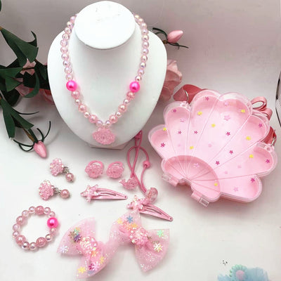 Set de Accesorios Infantiles: Collar, Pulsera, Pasador y Anillo - Image 6