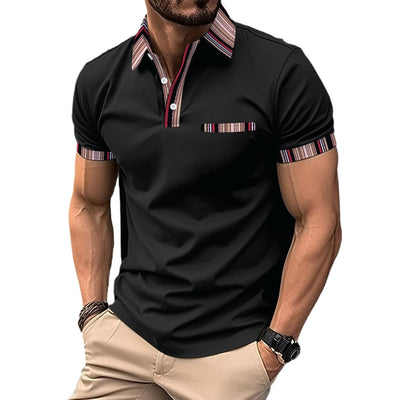 Playera Casual para Hombre con Cuello Estampado - Image 5