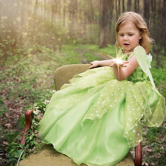 Vestido de Hada Tinker Bell para Niñas Tiana