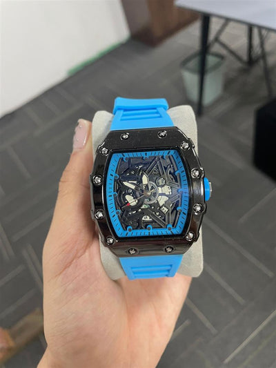 Reloj de Hombre Cilíndrico con Movimiento de Cuarzo Luminoso - Image 21