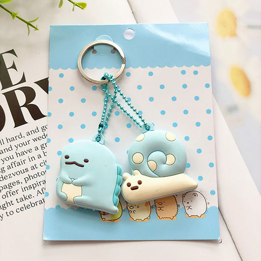Llavero Silicona Anime Animales Lindos Divertido para Mujer
