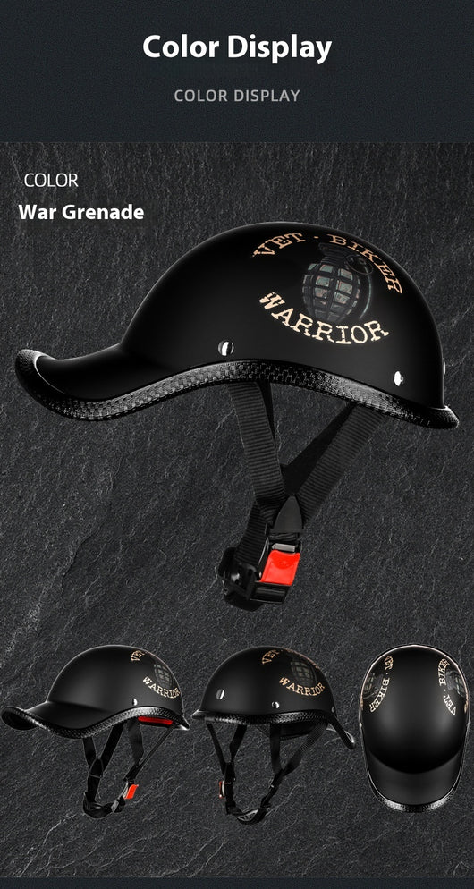 Casco Retro Eléctrico con Batería para Motocicleta - Protección de Seguridad Media - Image 19