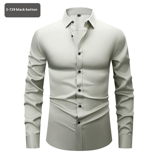 Camisa Elástica Cuatro Direcciones para Hombre - Manga Larga - Image 20