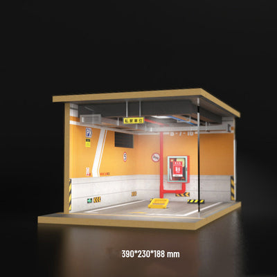 Estacionamiento de Modelos de Autos con Iluminación LED y Protección Antipolvo - Image 17