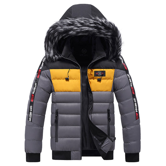 Chaqueta Impermeable para Hombre con Capucha Acolchada - Invierno - Image 5