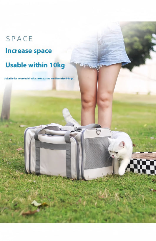 Mochila Transportadora para Mascotas Respirable de Gran Capacidad - Image 22