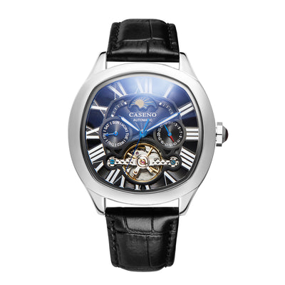 Reloj Mecánico Automático Resistente al Agua con Correa de Cubo - Image 11