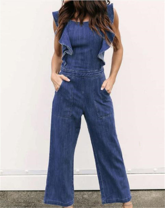 Body Enterizo Denim con Halter - Image 9
