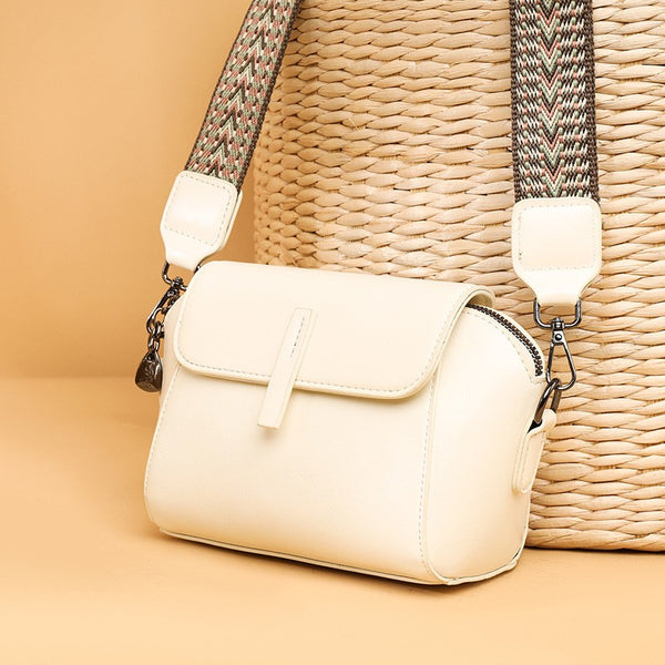 Bolso de Cuero Suave Texturizado para Mujer