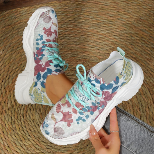 Zapatillas Deportivas Slip-On con Flores 3D - Tecnología Flyknit Ligera - Image 13