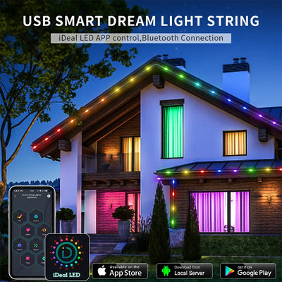 Guirnalda LED Inteligente Multicolor con Bluetooth y Control USB - Image 6