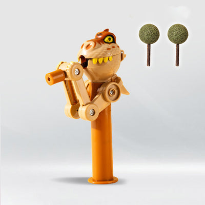 Juguete Interactivo Robot Dinosaurio con Catnip para Gatos - Image 8