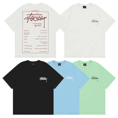 Camiseta Estampada con Letras para Hombre