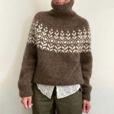 Suéter Clásico de Cuello Redondo y Manga Larga para Hombre - Image 2
