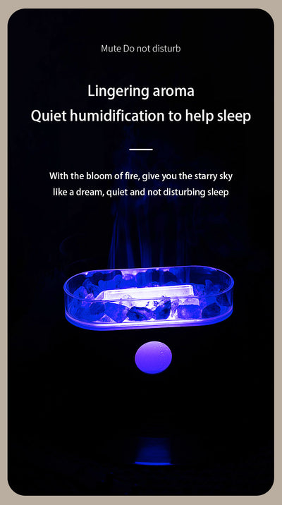 Difusor de Aroma con Luz LED RGB y Piedra de Sal Flame - Image 14