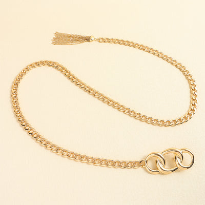 Cinturón de Cadena Metálica con Flecos para Jeans y Faldas - Image 7