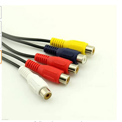 Cable Adaptador AV a 5 RCA para Señal de Video Componente - Image 3