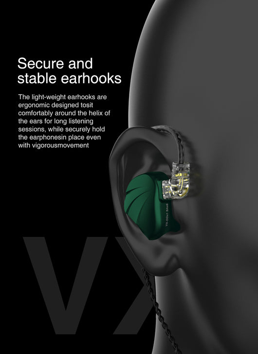 Audífonos In-Ear Híbridos 1DD+6BA con Sonido Premium - Image 17