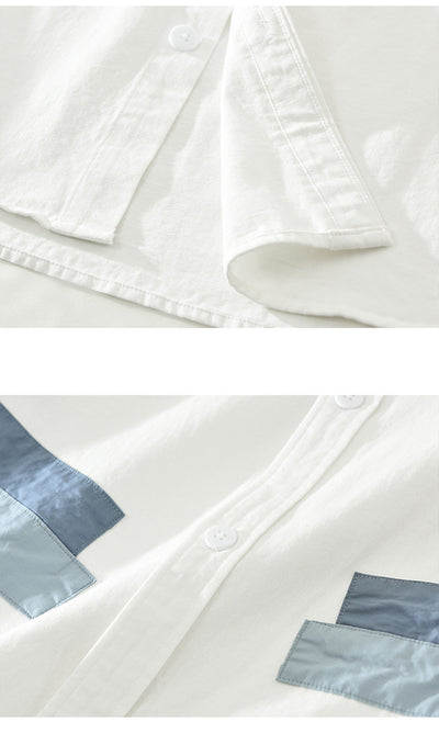 Camisa Suelta Artística Versátil para Hombre - Image 11